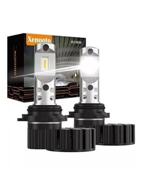 Xenooto 2023 Upgraded 9012 HIR2 LED Front Light Bulb, 3X Brightness 6000K White